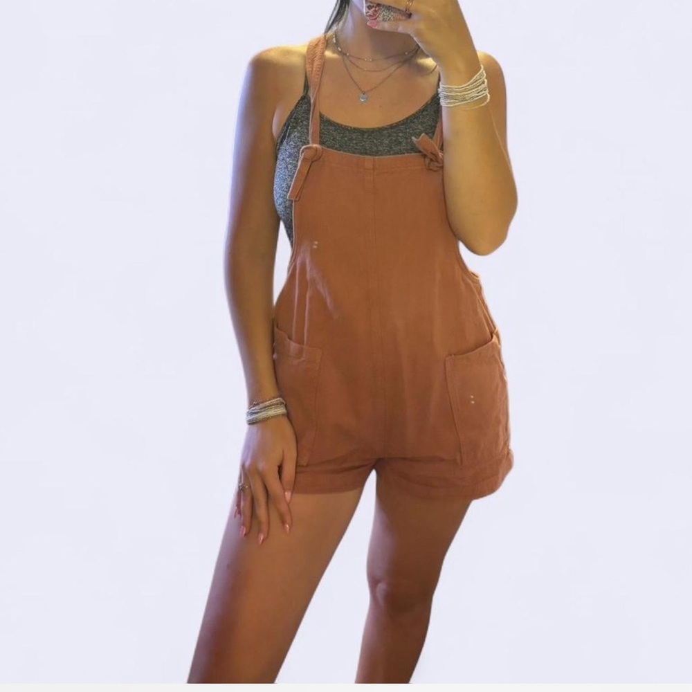 Rust Orange Overalls - Picture 2 of 3